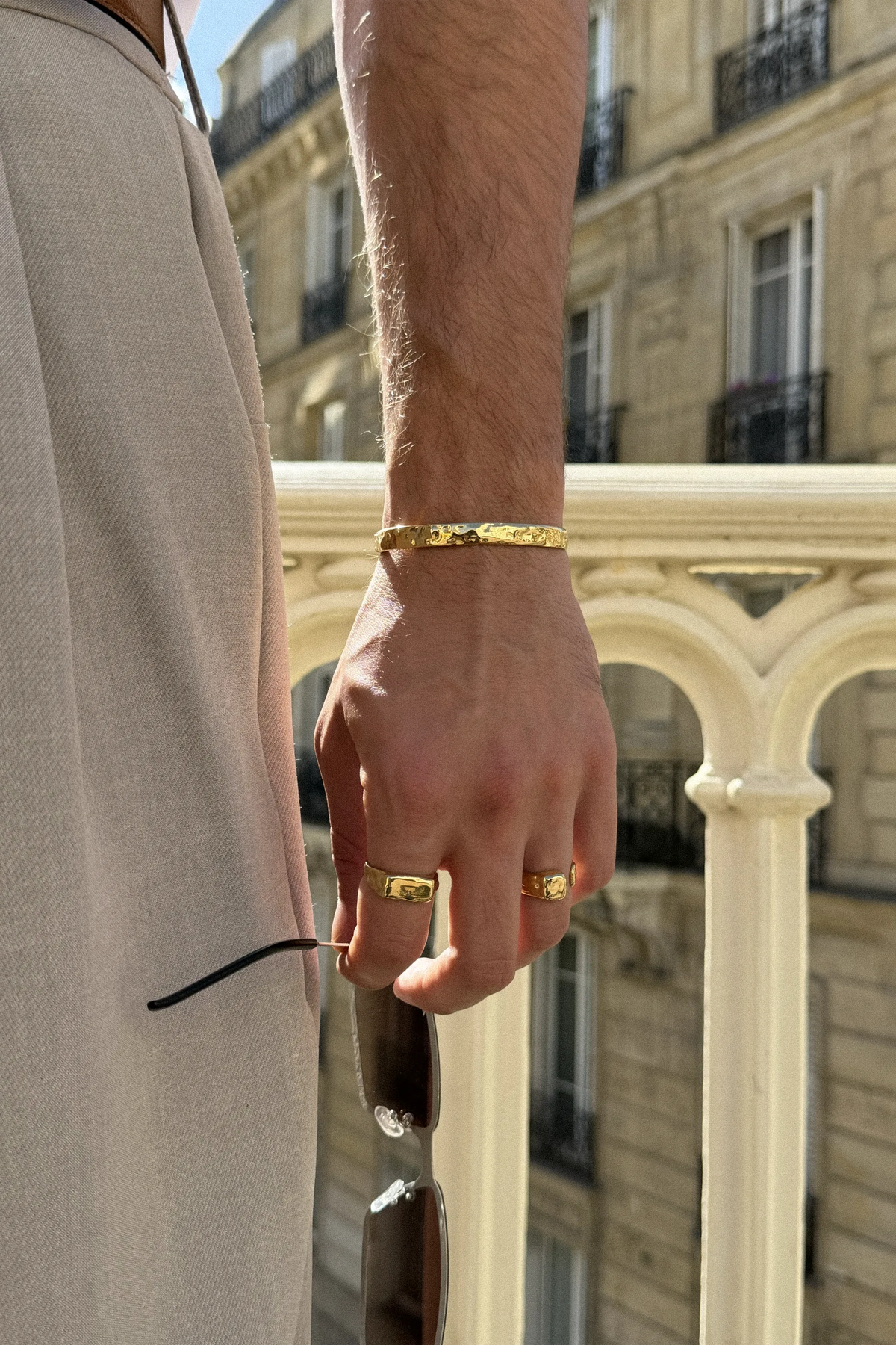 bloc bracelet gold