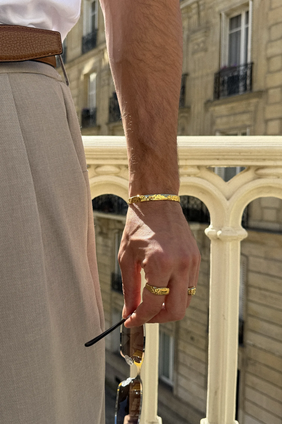 bloc bracelet gold