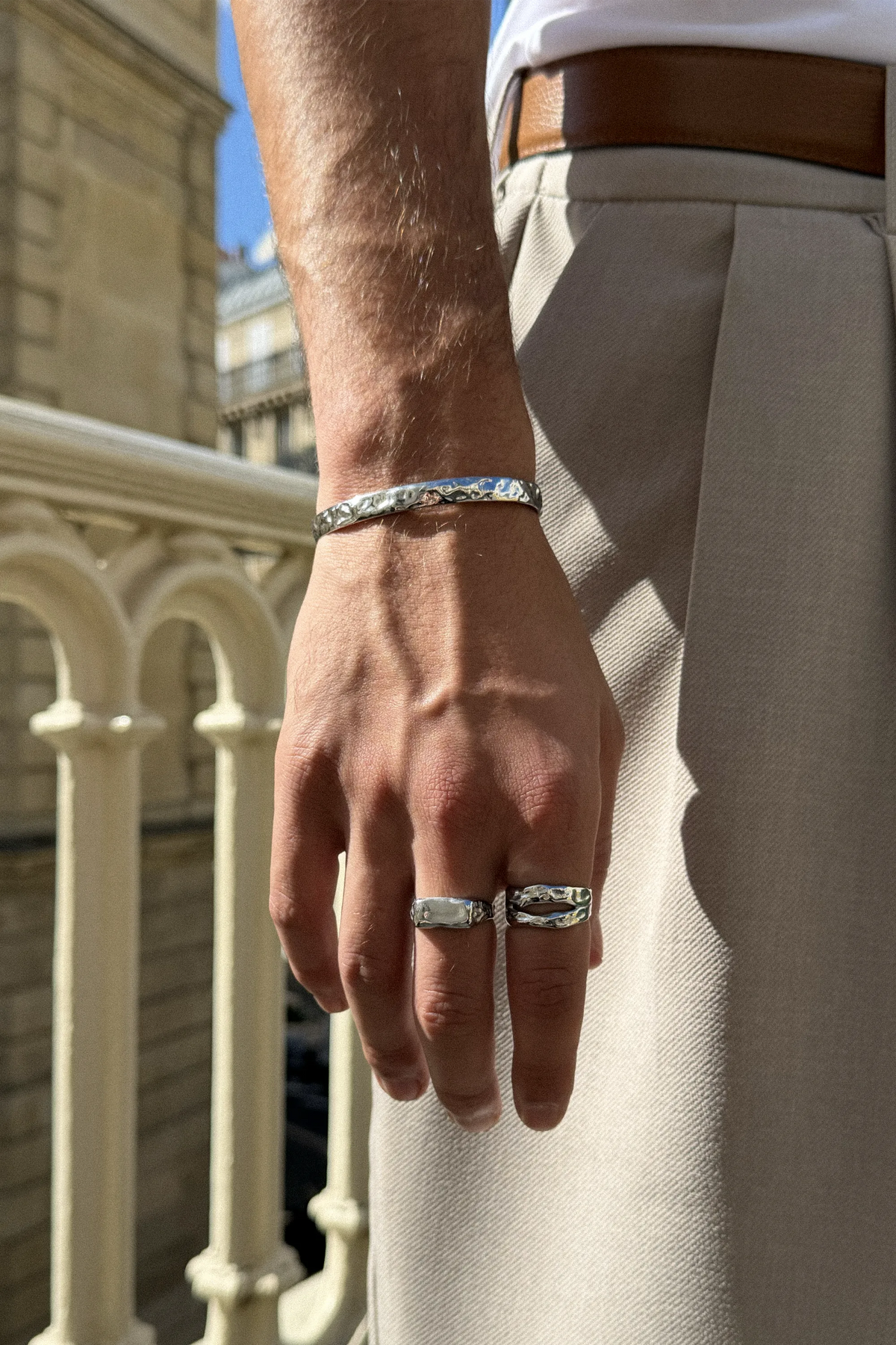 bloc bracelet silver