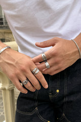 bloc ring silver