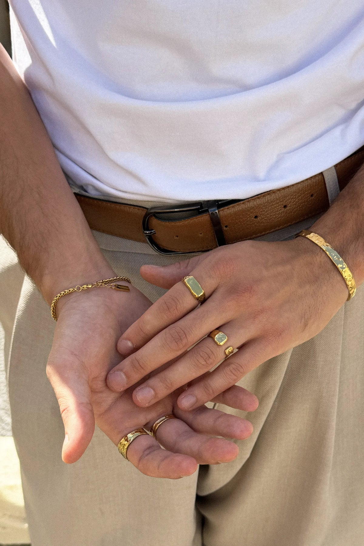 cassure ring gold