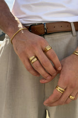 fissure ring gold