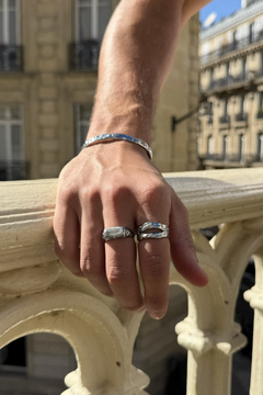 fusion ring silver