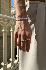 fusion ring silver