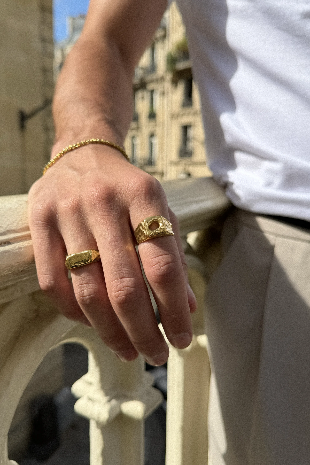 ouverture ring gold